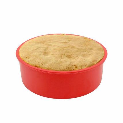 Quality 8 inch Silicone Round Cake Pan Tins Non-stick Baking Mould Bakeware Tray