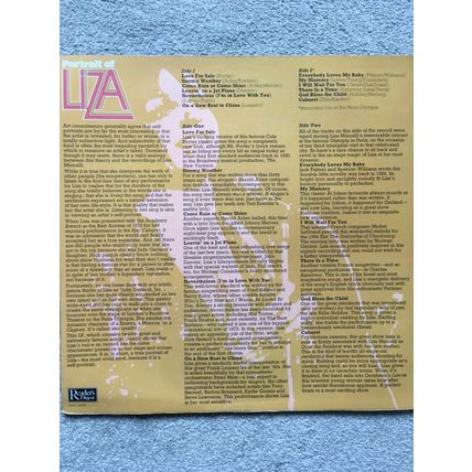 LIZA MINNELLI - PORTRAIT OF LIZA (1972 READER'S DIGEST VINYL LP)