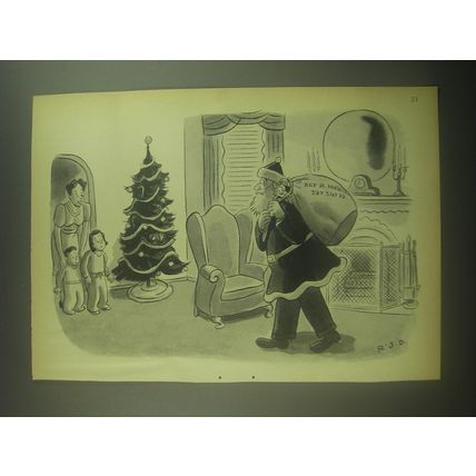 1945 Cartoon By Robert J. Day - Sgt R. Higgins 327 310 22
