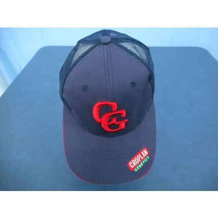 Cropland Genetics Hat Cap Blue with Embroidery Mesh Agriculture Farming