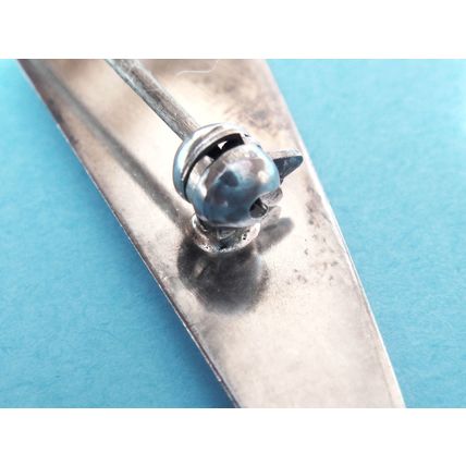 Hans Hansen ( Denmark ) Silver Peaks Brooch No113, 1960’s