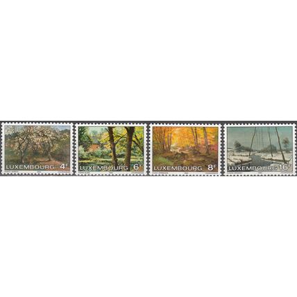 Luxembourg 1982 Michel 1046 - 1049 Neuf ** Cote (2008) 2.50 Euro Tableaux