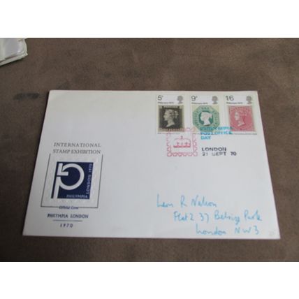 1970 Official GB FDC Cover - International Stamp Exhibition - London