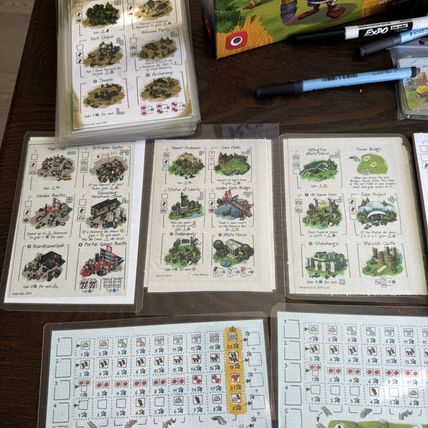 Portal Games Imperial Settlers: Roll and Write Laminated Essen Rare Expansions