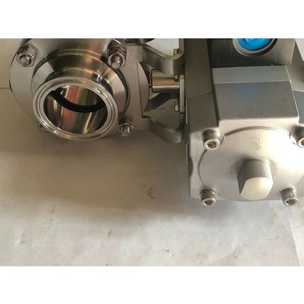 FESTO DFPB-20-090-S5-F04 ROTARY ACTUATOR UNIT FMYB-E120, DN 2" 316L I,HT PN10,CK