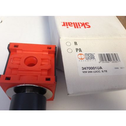 new METAL WORK V3V 200, 3470001UA PNEUMATIC LOCKOUT VALVE, DG