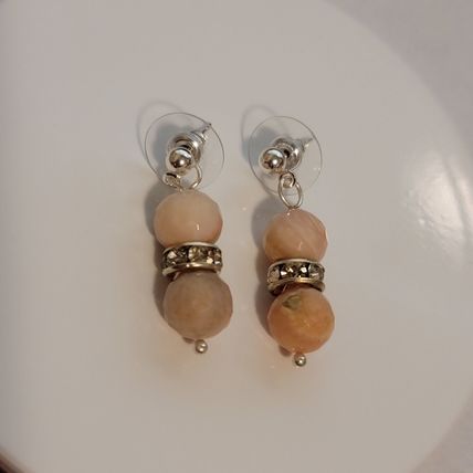 Handmade Small Pink Earrings