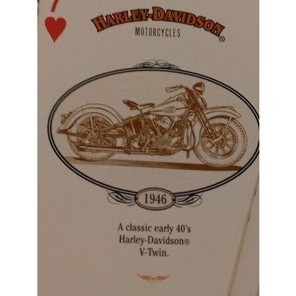 Vintage 1997 Harley Davidson Motorcycle Deck Of Playing Cards 1903-1929