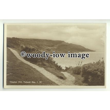 h1086 - Headon Hill , Totland Bay , Isle of Wight - postcard