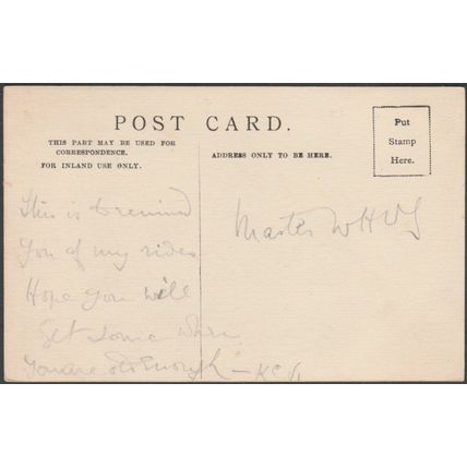 Maude Scrivener - Mare & Foal, c.1905 - Hildesheimer Postcard