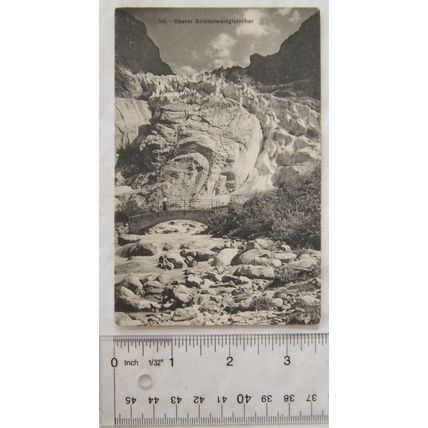 vintage postcard Upper Grindelwald Glacier