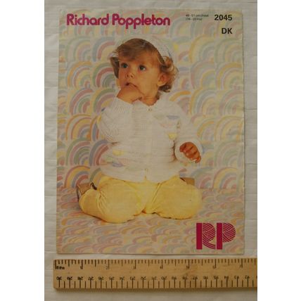 Vintage: Richard Poppleton 2045 jacket & hat, DK, 18-20 inch, 46-51 cm