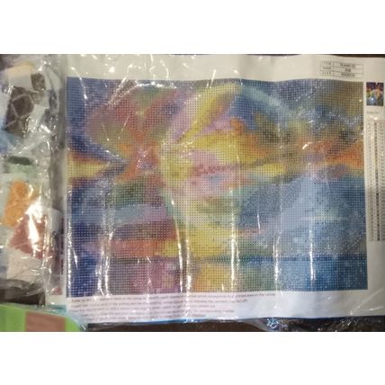 5D Full Drills Diamond Painting Art Decor. Sunset. No Frame. Craft Kits