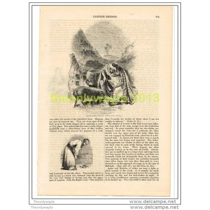 EASTERN DRESS, BOOK ILLUSTRATION (PRINT), 1862