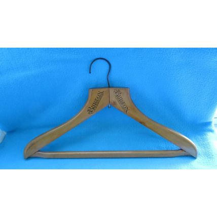 Burton The Tailor Of Taste Wigan Lancashire Vintage 1930's Wooden Coat Hanger (a