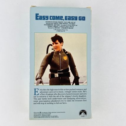 Elvis Presley - Easy Come Easy Go VHS Video Tape