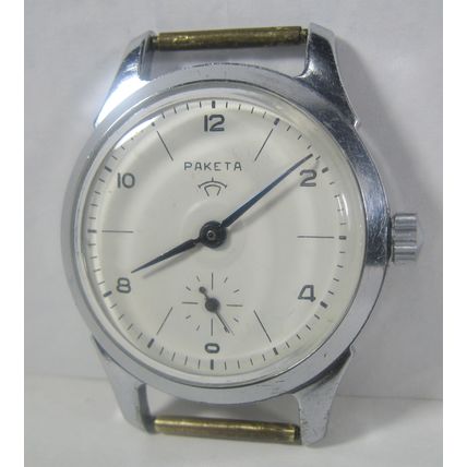 Vintage Soviet Raketa Russian Watch 16j Classic Men's Wristwatch USSR 1960's