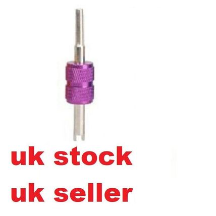 Tyre Tire Valve Core Remover Repair Tool Double Heads Key Car Bike Van AC
