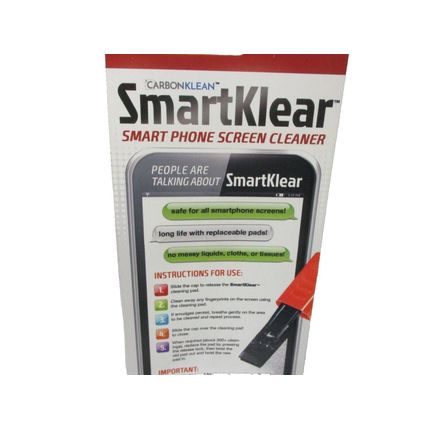 CarbonKlean SmartKlear Injected Smartphone Tablet Ipad Screen Cleaner