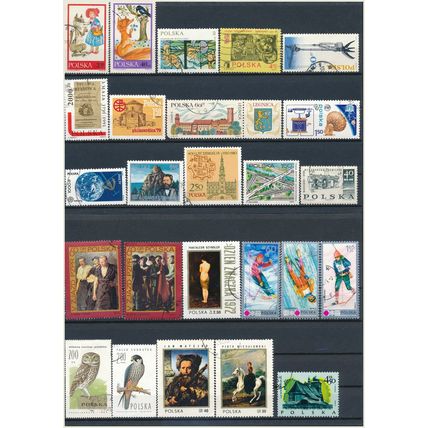 1200+ Stamp Selection - Poland - Used Hinged