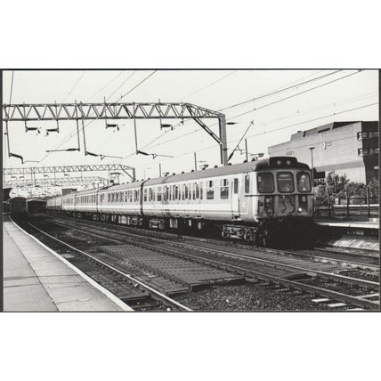 British Rail 312717 Emu Class at Colchester, 1987 - J Davenport Photograph