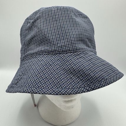 Women’s Reversible Kangol Bucket Hat New With Tags Gray/ Blue Plaid - One Size