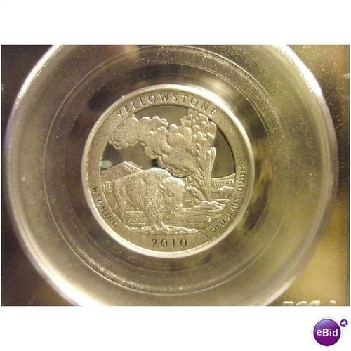 2010 S Yellowstone PCGS PR69DCAM Silver First Strike