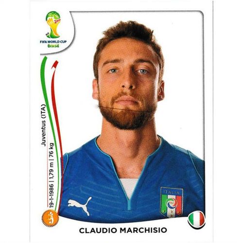 2014 Panini World Cup Soccer Stickers - #329 - Claudio Marchisio