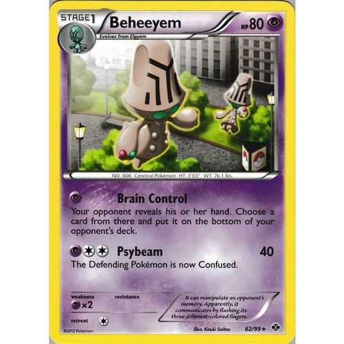 Pokemon B&W Next Destinies 62/99 Beheeyem