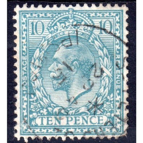 Sg394 10d turqouise blue CDS good used U108