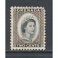 SG194 2c Queen Elizabeth II (Black and Sepia).Mounted Mint.StampexAut14