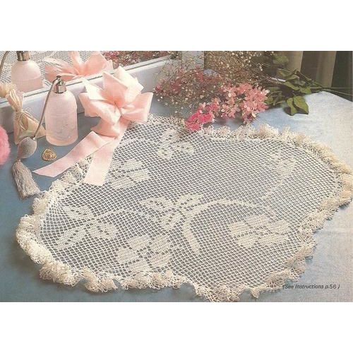Crochet Doily Pattern Moss Roses