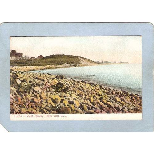 Rhode Island Watch Hill Postcard East Beach~1149