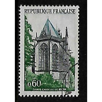 FRANCE 1971 60c SAINTE CHAPELLE RIOM SG 1929 FINE USED