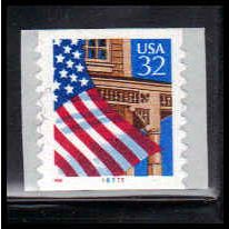 2915Av 32c U.S. Flag Over Porch Very Fine MNH CNS 78777 11x10 PA1303