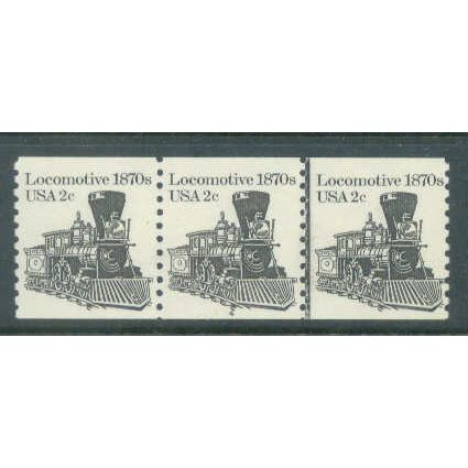 1897A 2c Locomotive Fine MNH Dry Gum PNC 4/3 G0137
