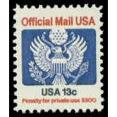 O129 13c Eagle Fine MNH G0539