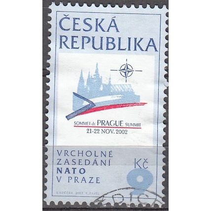 Ceska Republika 2002 Michel 337 O Cote (2009) 0.40 € Sommet de l'OTAN Prague