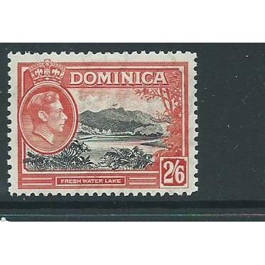 Dominica stamp sg107 sg 107 hm good condition 2/6d
