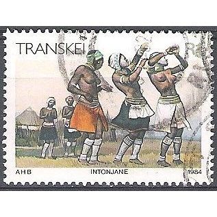 Transkei 1984 Michel 153 O Cote (2002) 2.20 € Xhosa Danseuses Cachet rond
