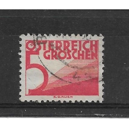 Austria.D593 5g Red.Fine Used.Aug22