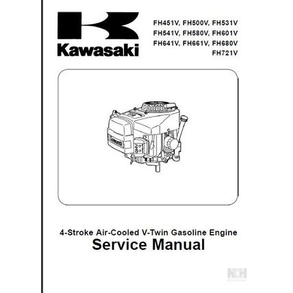 KAWASAKI FH451V TO FH721V SERVICE MANUAL 4 STROKE ENGINE 181 PAGES IN ENGLISH
