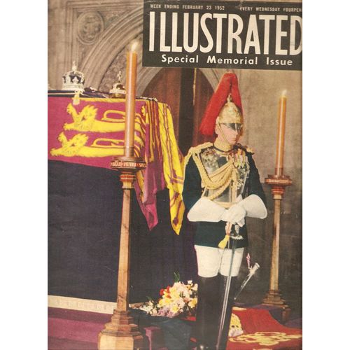 Illustrated Magazine February 1952 George VI death memorial special issue