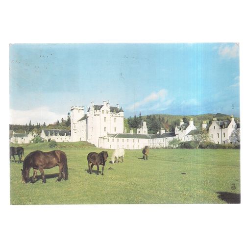 BLAIR CASTLE used postcard 1993 postmark by J. Arthur Dixon PPR/84157 #