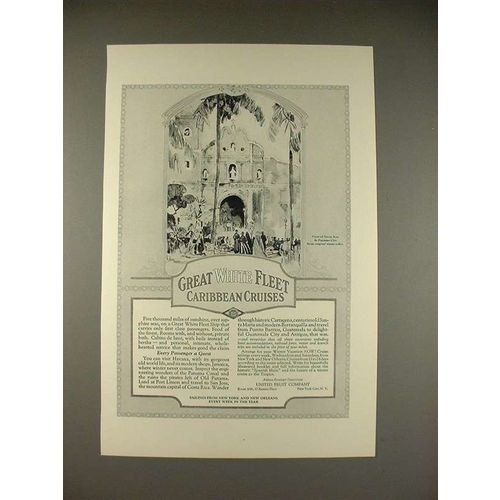 1925 Great White Fleet Caribbean Cruise Ad!