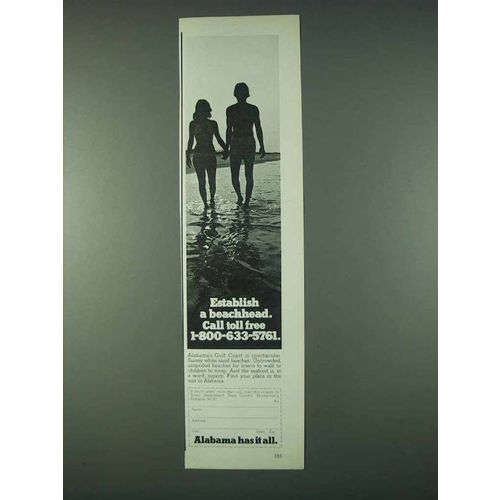 1978 Alabama Tourism Ad - Establish a Beachhead