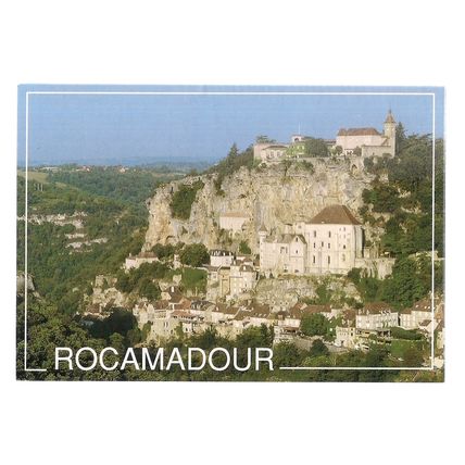 ROCAMADOUR, LOT, FRANCE unused vintage postcard =