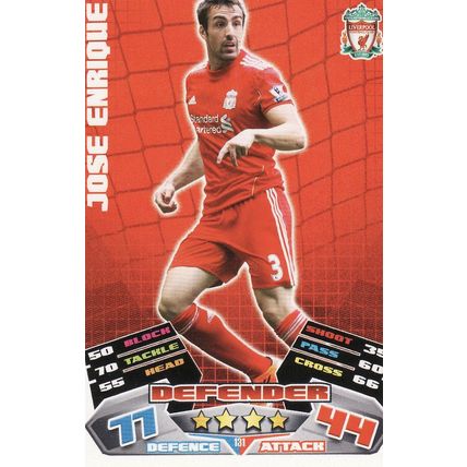 Match Attax 2011/2012 131 Jose Enrique Liverpool