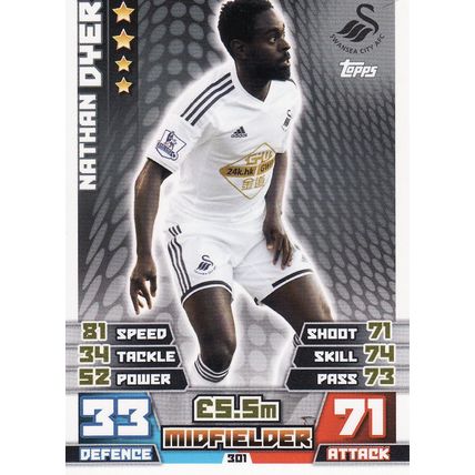 Match Attax 2014/2015 301 Nathan Dyer Swansea City