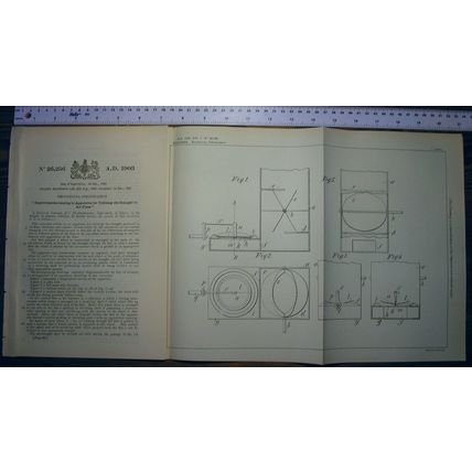 1903 Patent No. 26,256 Draught in Air Flues, Emanuel Mitsche, Silesia